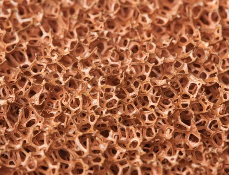 Porosity in Copper Metal Foam