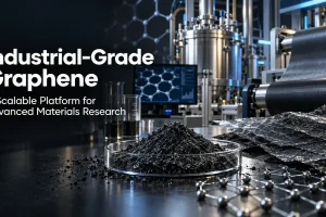 Industrial-Grade Graphene as a Scalable Platform for Advanced Materials Research