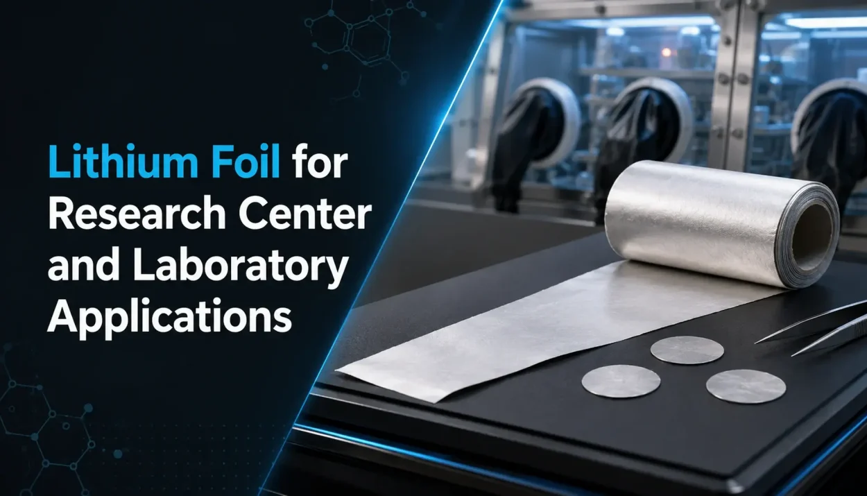 Lithium Foil for Research Center and Laboratory Applications