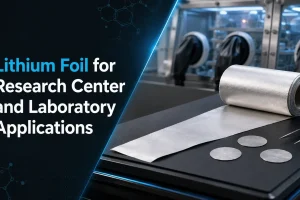 Lithium Foil for Research Center and Laboratory Applications