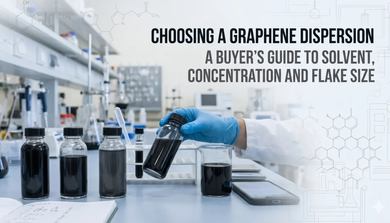 Choosing a Graphene Dispersion A Buyers Guide to Solvent, Concentration and Flake Size