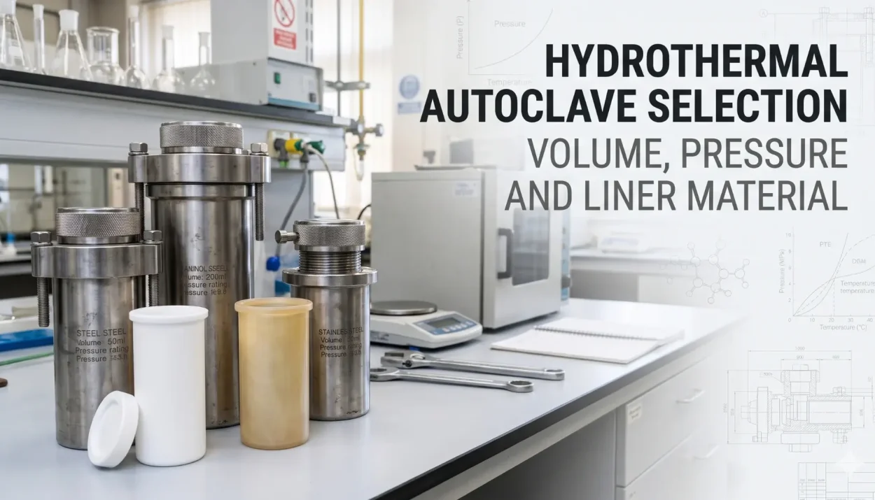 Hydrothermal Autoclave Selection: Volume, Pressure and Liner Material