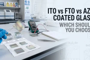 ITO vs FTO vs AZO Coated Glass
