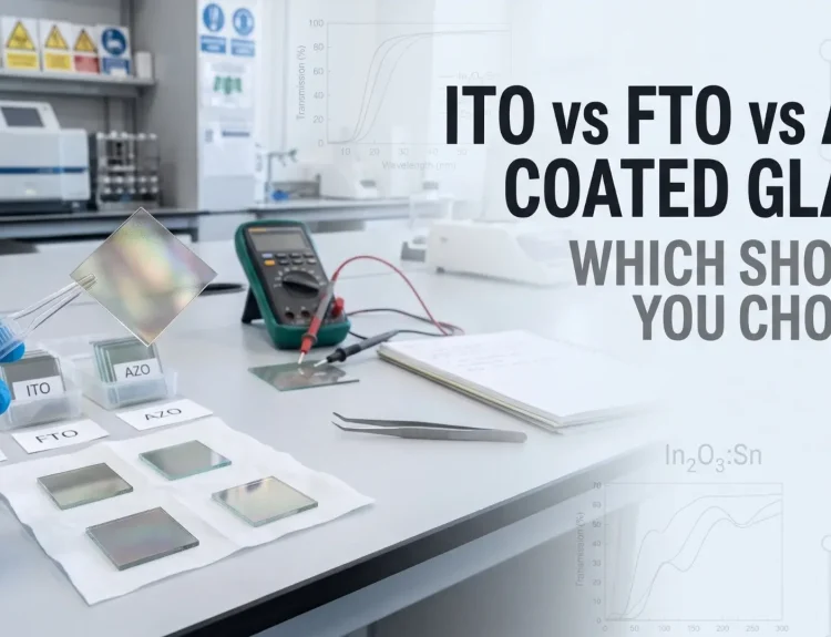 ITO vs FTO vs AZO Coated Glass