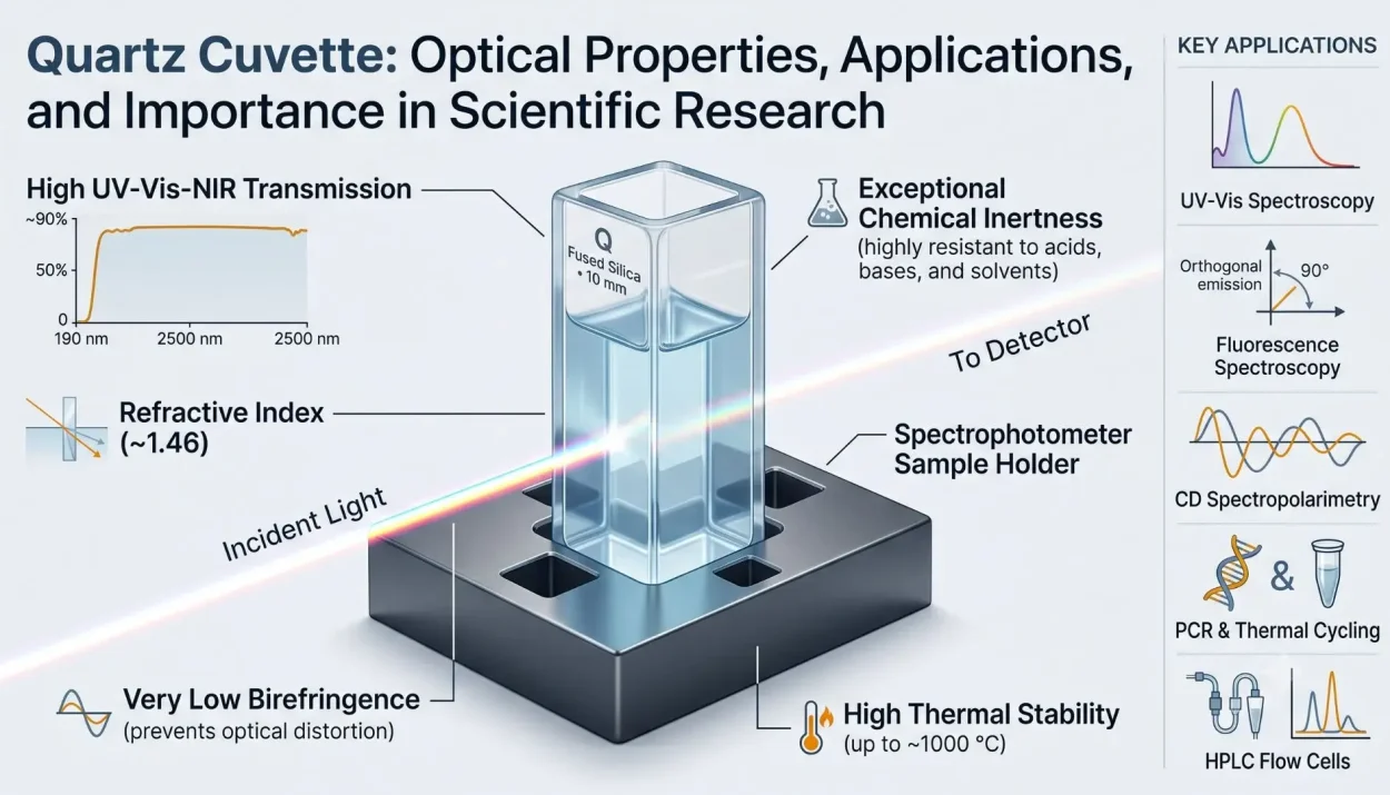 Quartz Cuvette Optical Properties