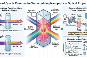 Role of Quartz Cuvettes in Characterizing Nanoparticle Optical Properties