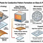 Silver Conductive Paste for Conductive Pattern Formation on Glass and Polymer Substrates