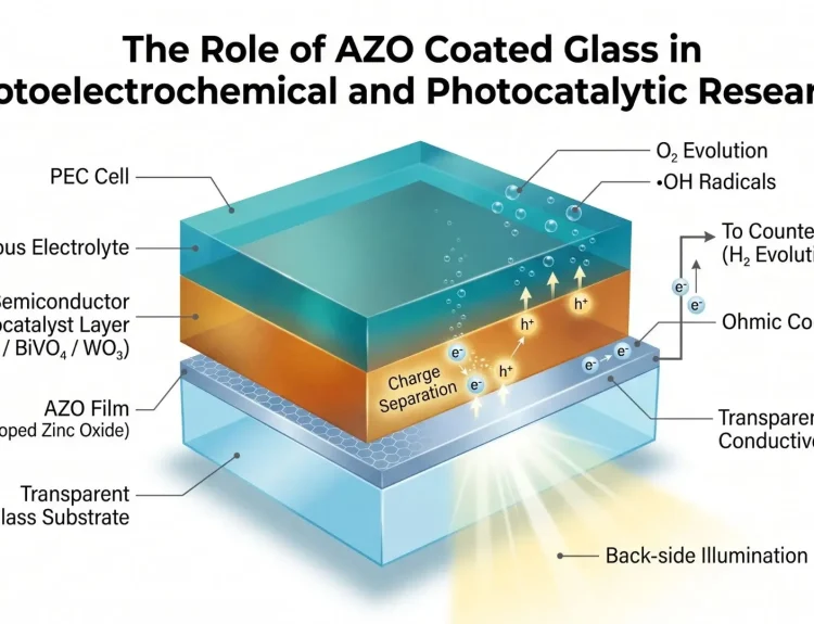 The Role of AZO Coated Glass in Photoelectrochemical and Photocatalytic Research