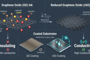 Comparative Study of Graphene Oxide and Reduced Graphene Oxide Inks for Conductive Coatings
